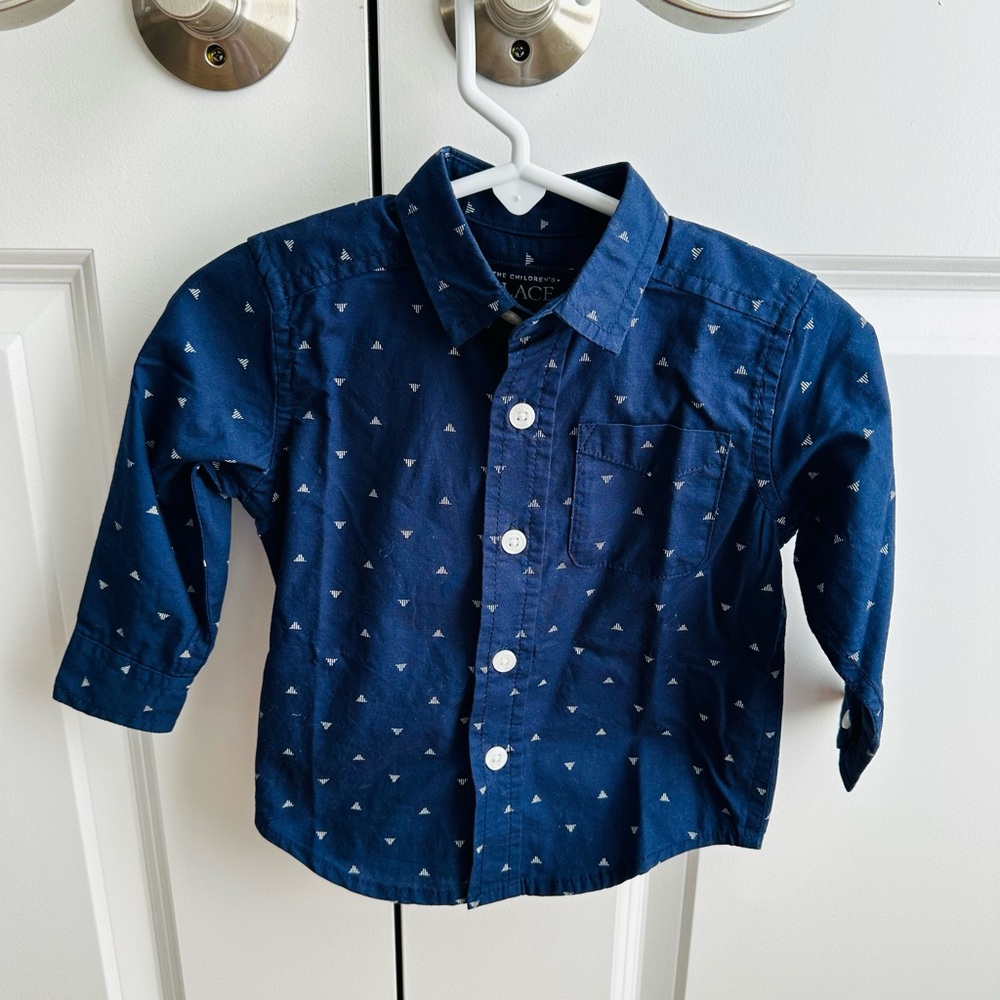 The Children’s Place Navy Button Down Shirt